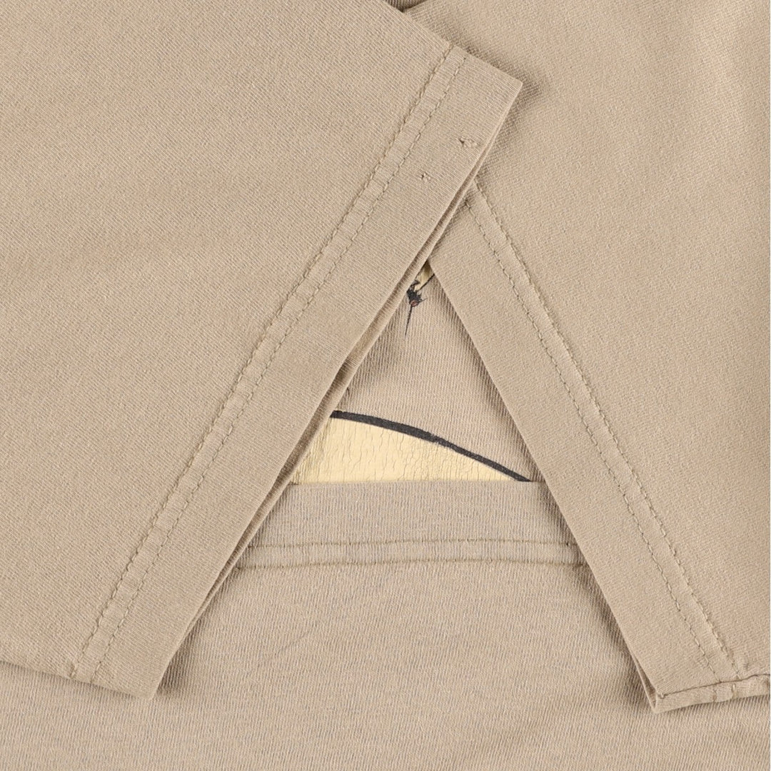 90'S SUTTON'S Printed T-Shirt, Made in USA, Men's XL equivalent, Vintage cotton Beige type Vintage Second Hand