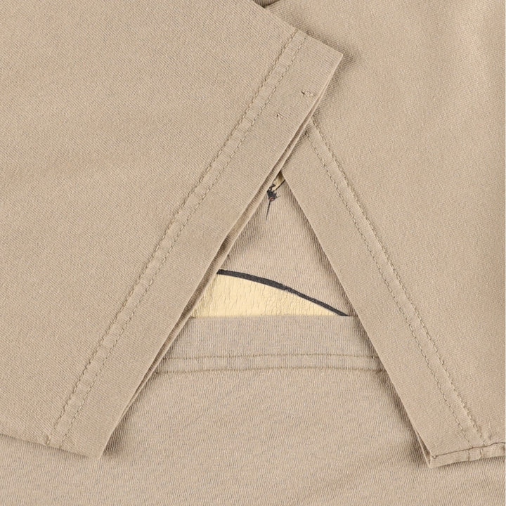 90'S SUTTON'S Printed T-Shirt, Made in USA, Men's XL equivalent, Vintage cotton Beige type Vintage Second Hand