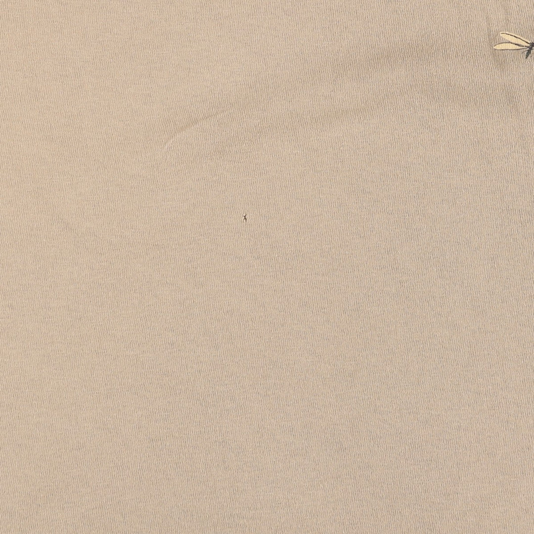 90'S SUTTON'S Printed T-Shirt, Made in USA, Men's XL equivalent, Vintage cotton Beige type Vintage Second Hand