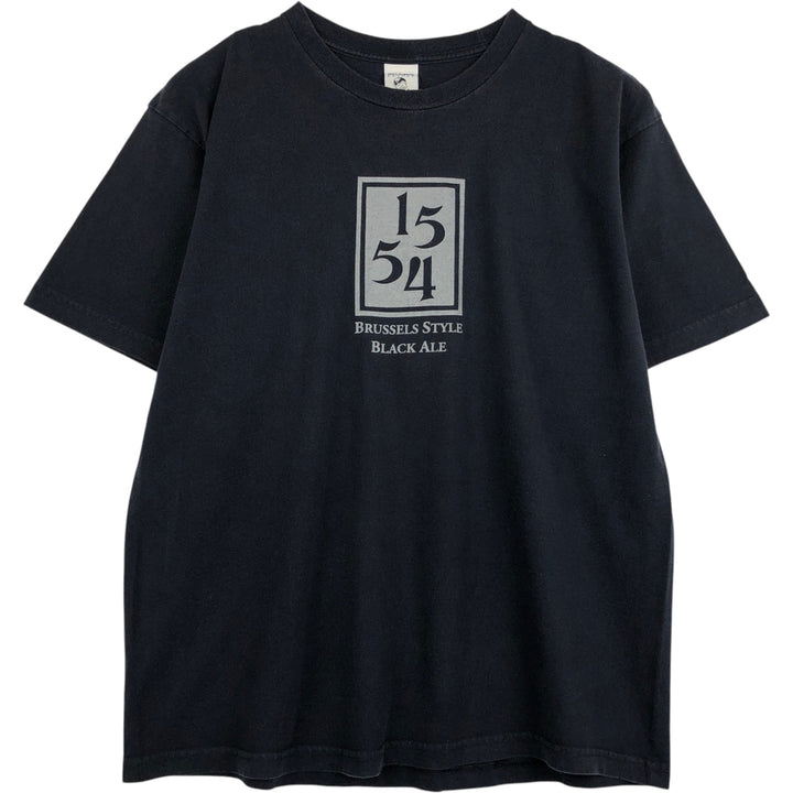 Beneficial T's NEW BELGIUM BREWING COMPANY Advertising T-shirt, Men's Size L (equivalent) cotton black type Vintage Second Hand