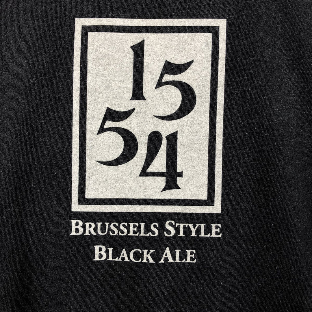 Beneficial T's NEW BELGIUM BREWING COMPANY Advertising T-shirt, Men's Size L (equivalent) cotton black type Vintage Second Hand