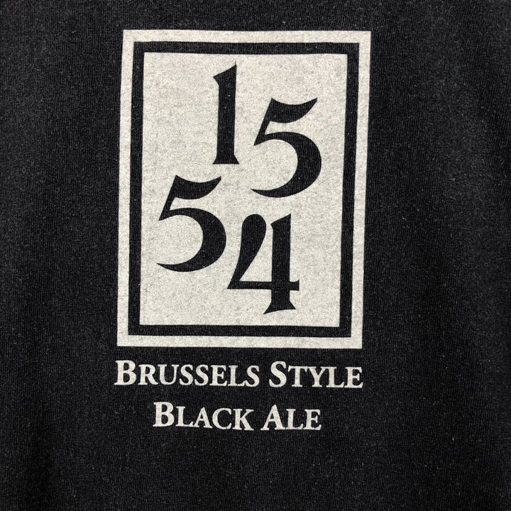 Beneficial T's NEW BELGIUM BREWING COMPANY Advertising T-shirt, Men's Size L (equivalent) cotton black type Vintage Second Hand