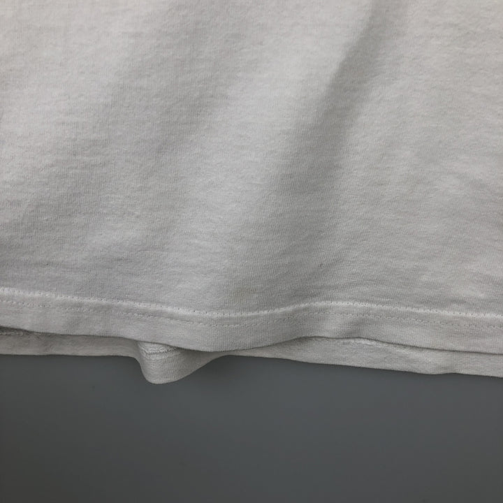 90'S Lee Cat Pattern Animal T-Shirt, Made in USA, Men's XL equivalent, Vintage cotton white type Vintage Second Hand