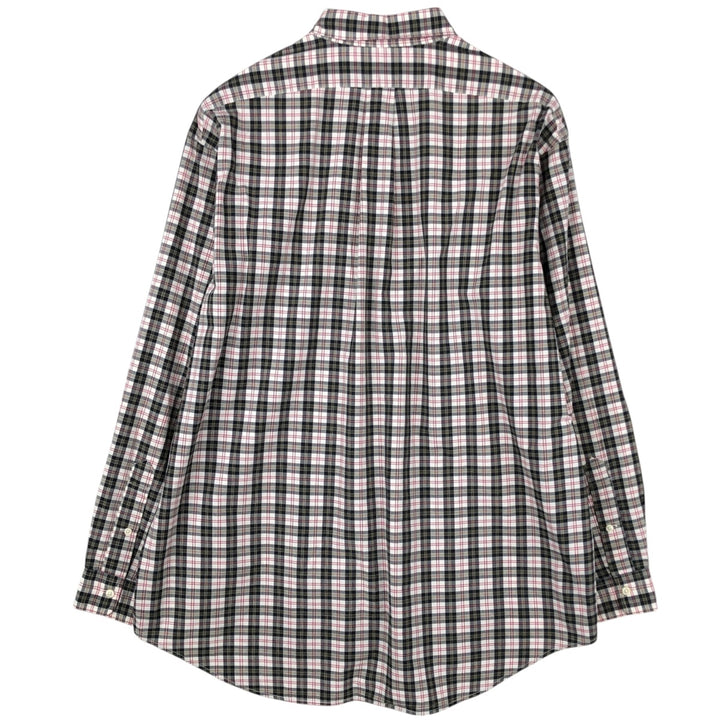 Ralph Lauren long sleeve button down check shirt, men's XL size cotton white type Vintage Second Hand