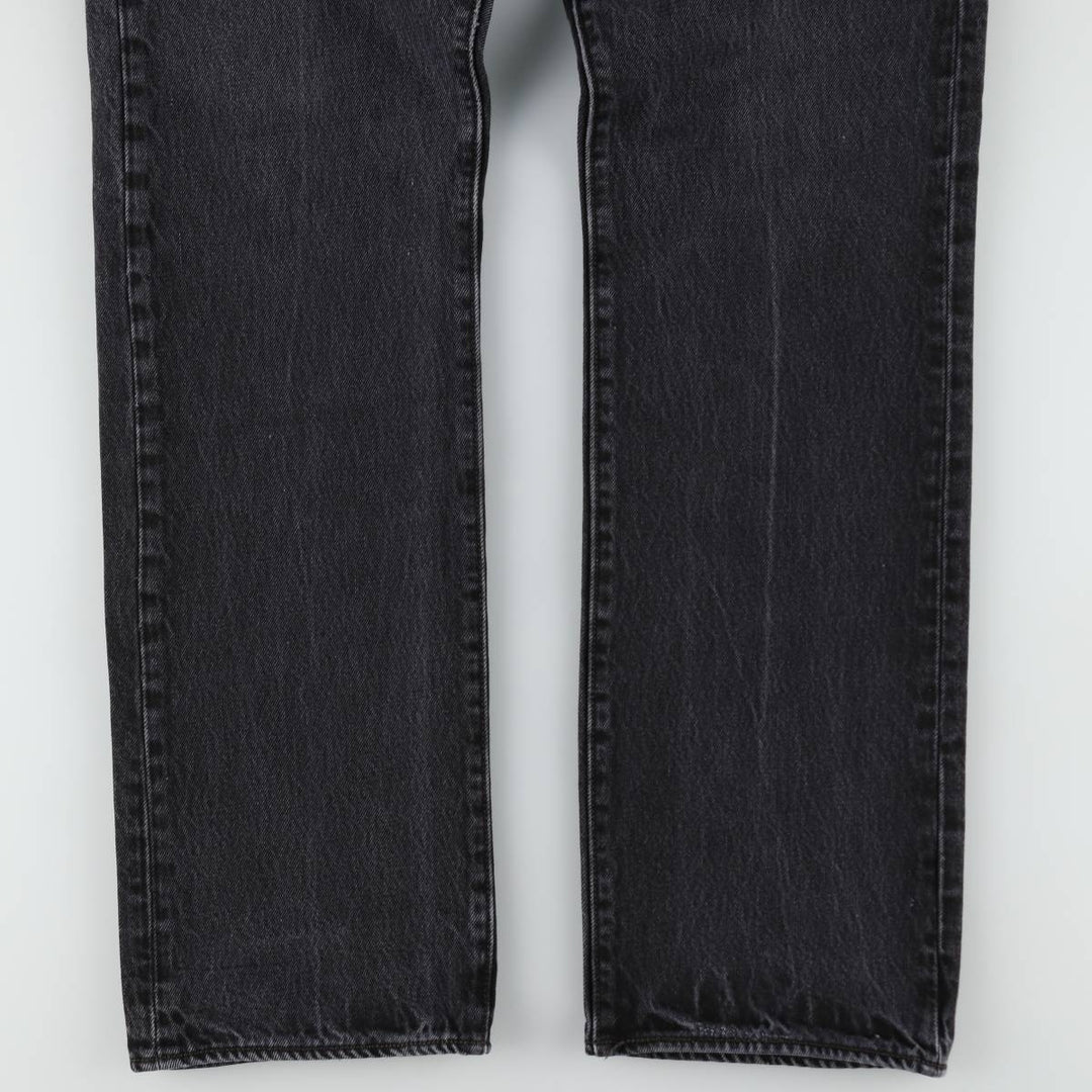 Levi's 501 Black Denim Straight Denim Pants for Men, W34 equivalent cotton black type Vintage Second Hand