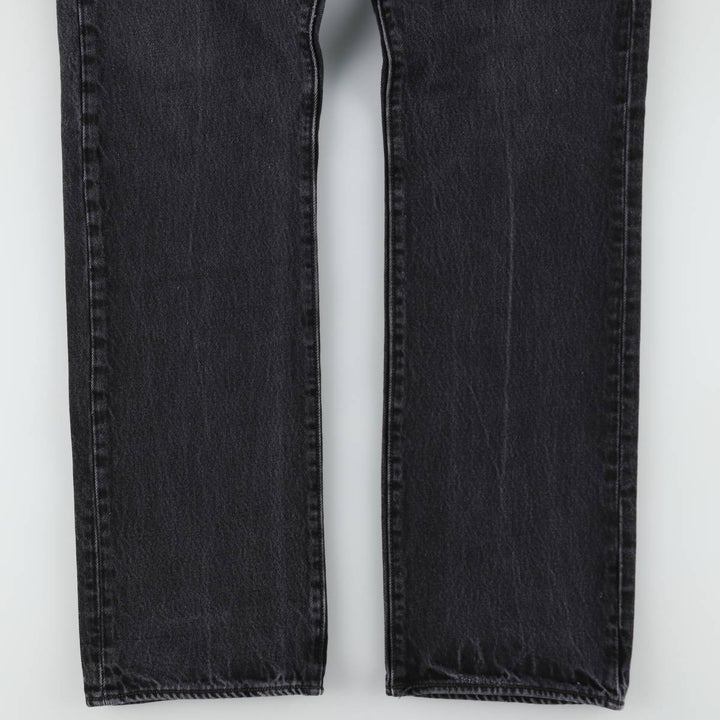 Levi's 501 Black Denim Straight Denim Pants for Men, W34 equivalent cotton black type Vintage Second Hand