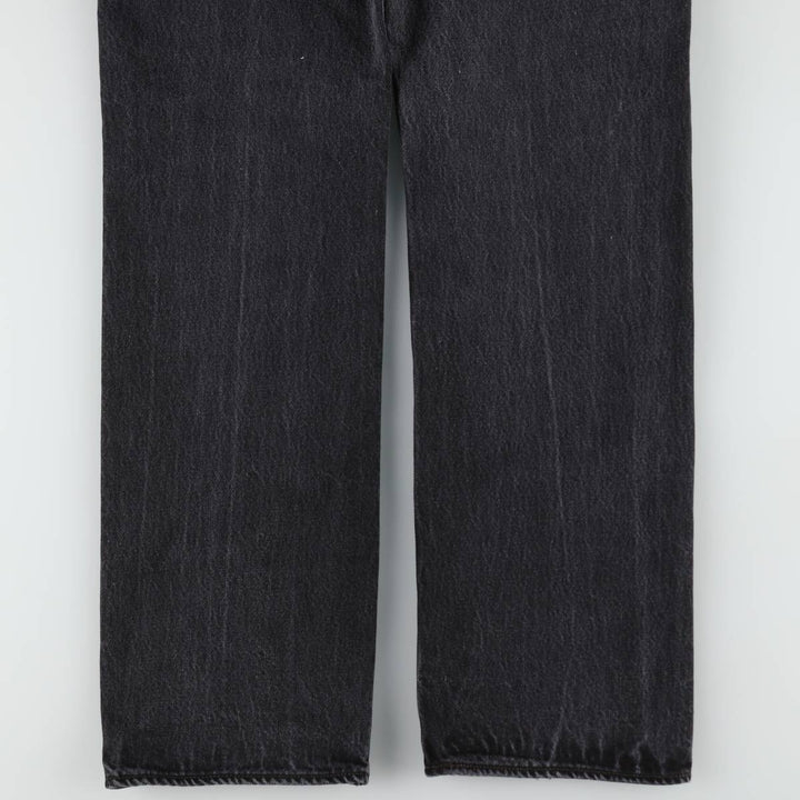 Levi's 501 Black Denim Straight Denim Pants for Men, W34 equivalent cotton black type Vintage Second Hand