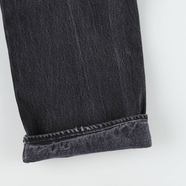 Levi's 501 Black Denim Straight Denim Pants for Men, W34 equivalent cotton black type Vintage Second Hand