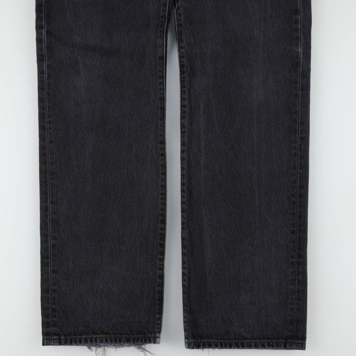 Levi's 501 Straight Fit Black Denim Straight Jeans, Men's Size W33 (approx.) cotton black type Vintage Second Hand