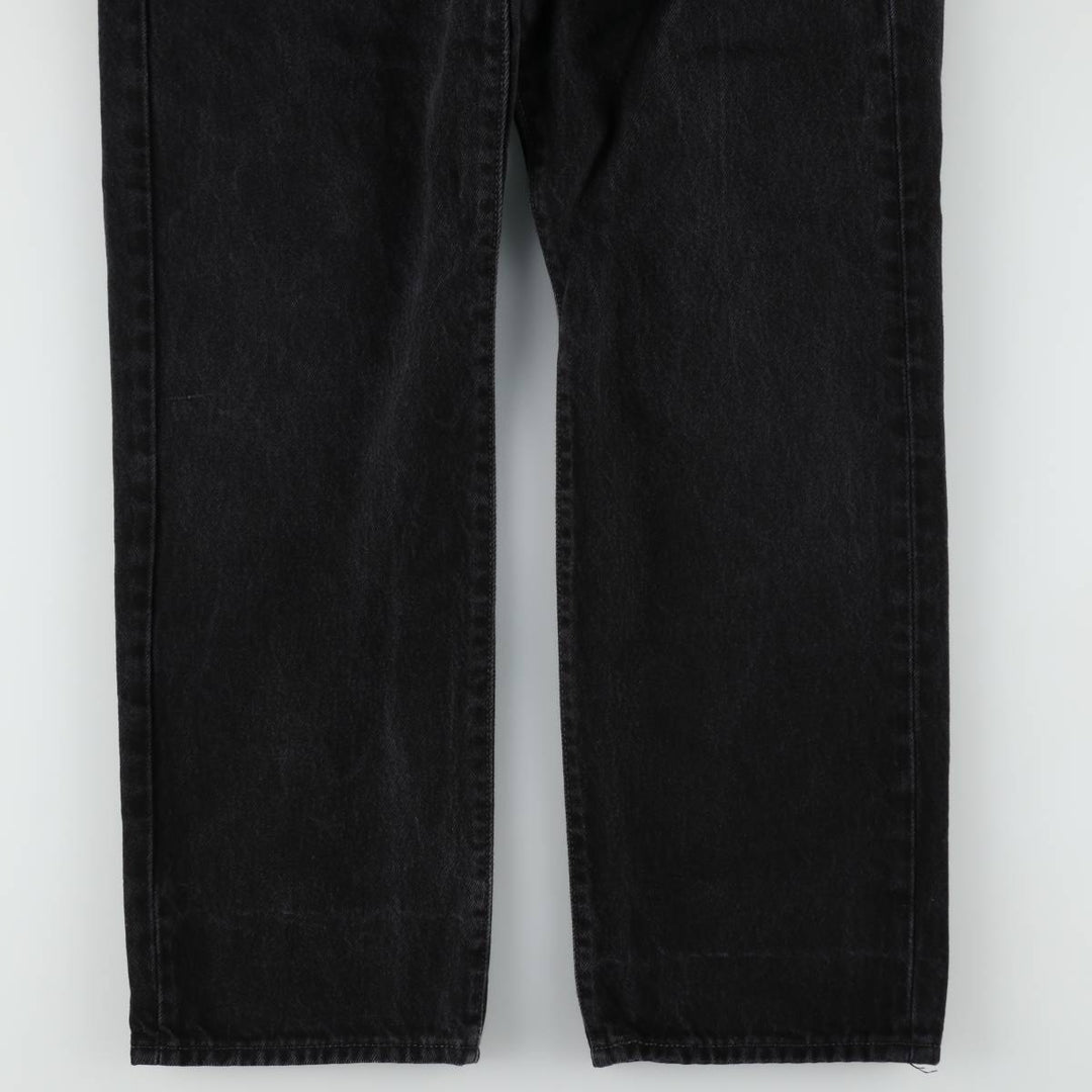 Levi's 501 Black Denim Straight Denim Pants for Men, W33 equivalent cotton black type Vintage Second Hand