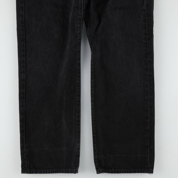 Levi's 501 Black Denim Straight Denim Pants for Men, W33 equivalent cotton black type Vintage Second Hand