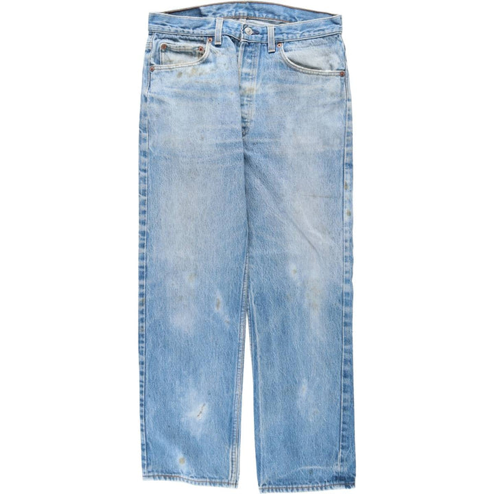 90'S Levi's 501-0000 Straight Denim Pants Made in USA Men's W32 Vintage cotton blue type Vintage Second Hand