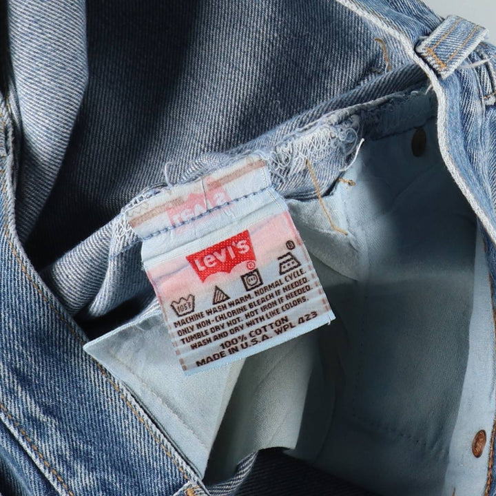 2000'S Levi's 501-0115 Straight Denim Pants, Made in USA, Men's Size W34 (approx.) cotton blue type Vintage Second Hand