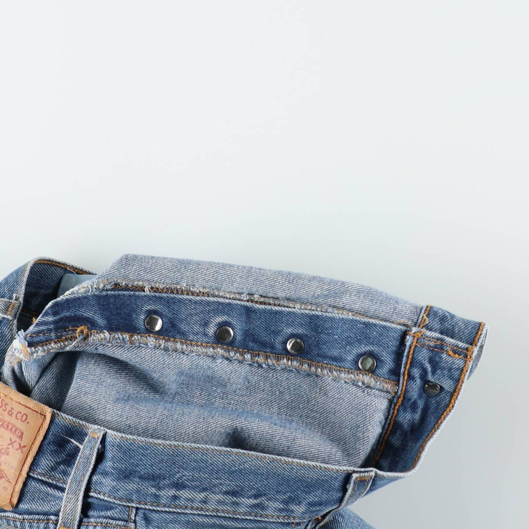 2000'S Levi's 501-0115 Straight Denim Pants, Made in USA, Men's Size W34 (approx.) cotton blue type Vintage Second Hand