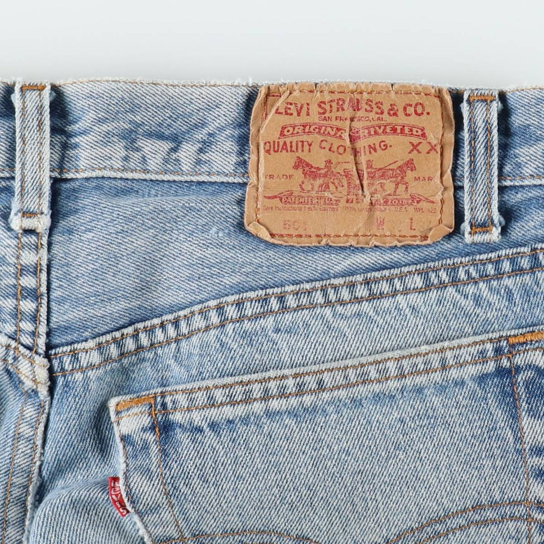 90'S Levi's 501-0000 Straight Denim Pants Made in USA Men's W30 Vintage cotton blue type Vintage Second Hand