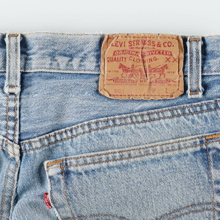 90'S Levi's 501-0000 Straight Denim Pants Made in USA Men's W30 Vintage cotton blue type Vintage Second Hand