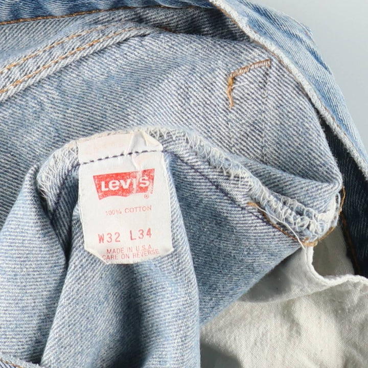 90'S Levi's 501-0000 Straight Denim Pants Made in USA Men's W30 Vintage cotton blue type Vintage Second Hand