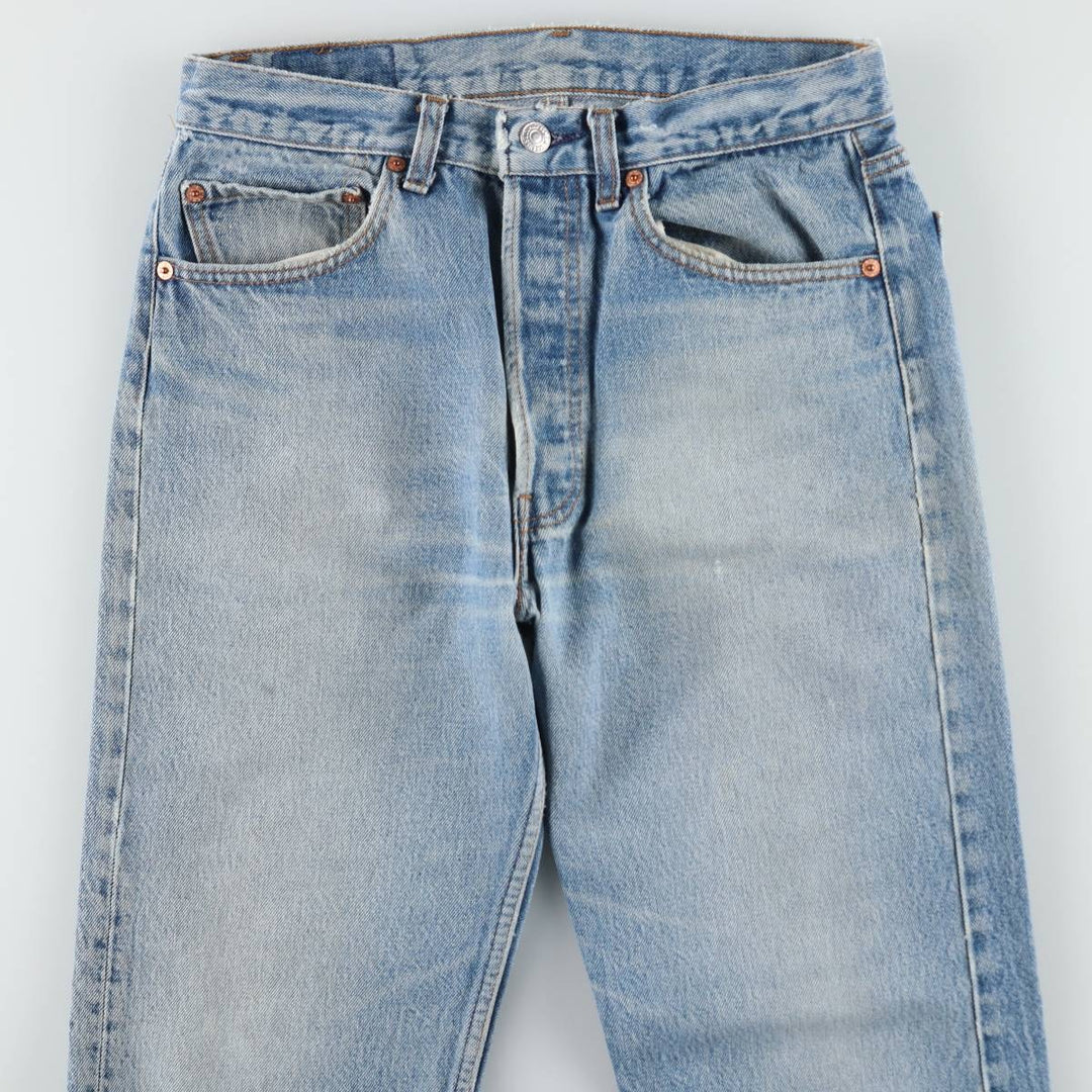 90'S Levi's 501-0000 Straight Denim Pants Made in USA Men's W30 Vintage cotton blue type Vintage Second Hand