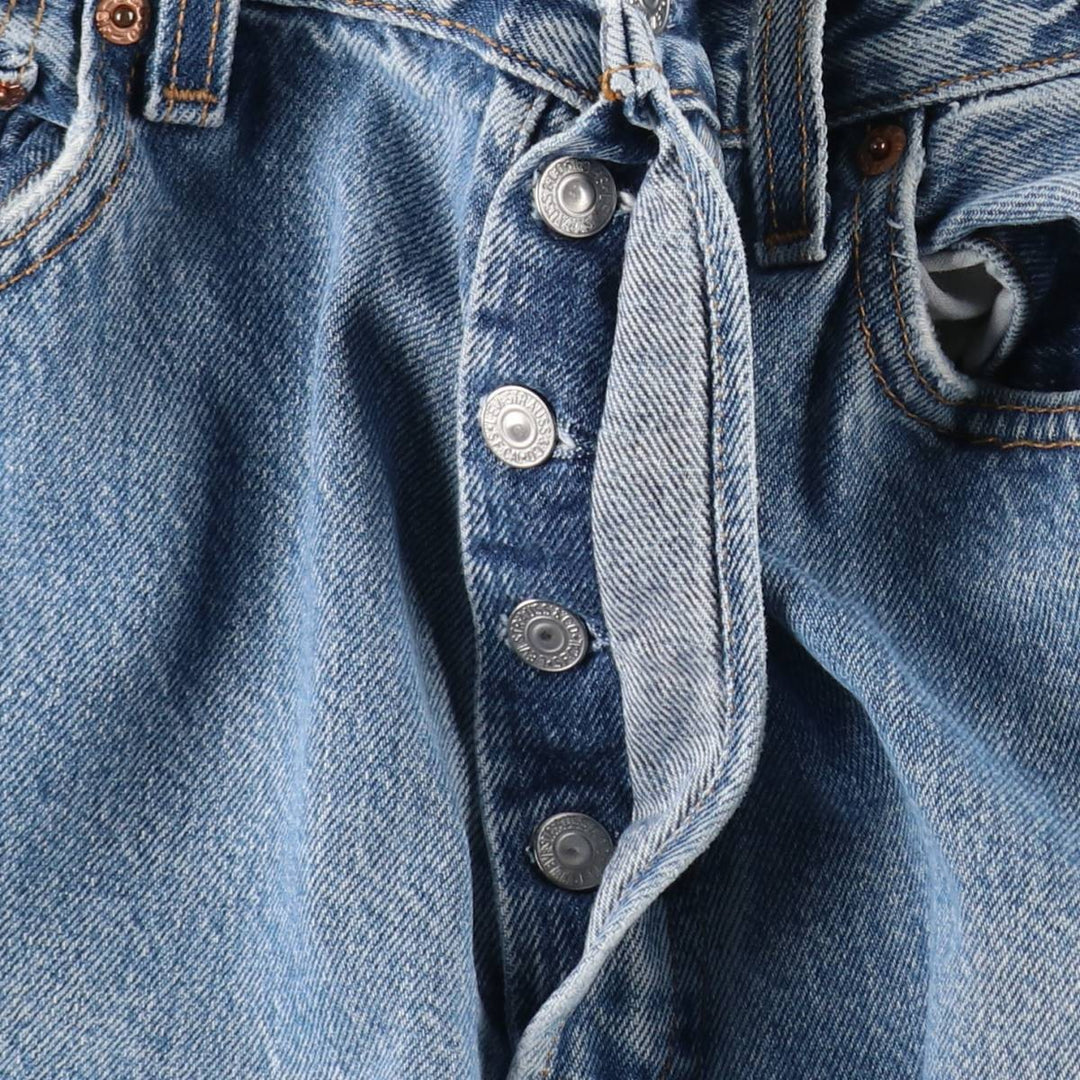2000'S Levi's Straight Denim Pants, Made in USA, Men's Size W32 (approx.) cotton blue type Vintage Second Hand