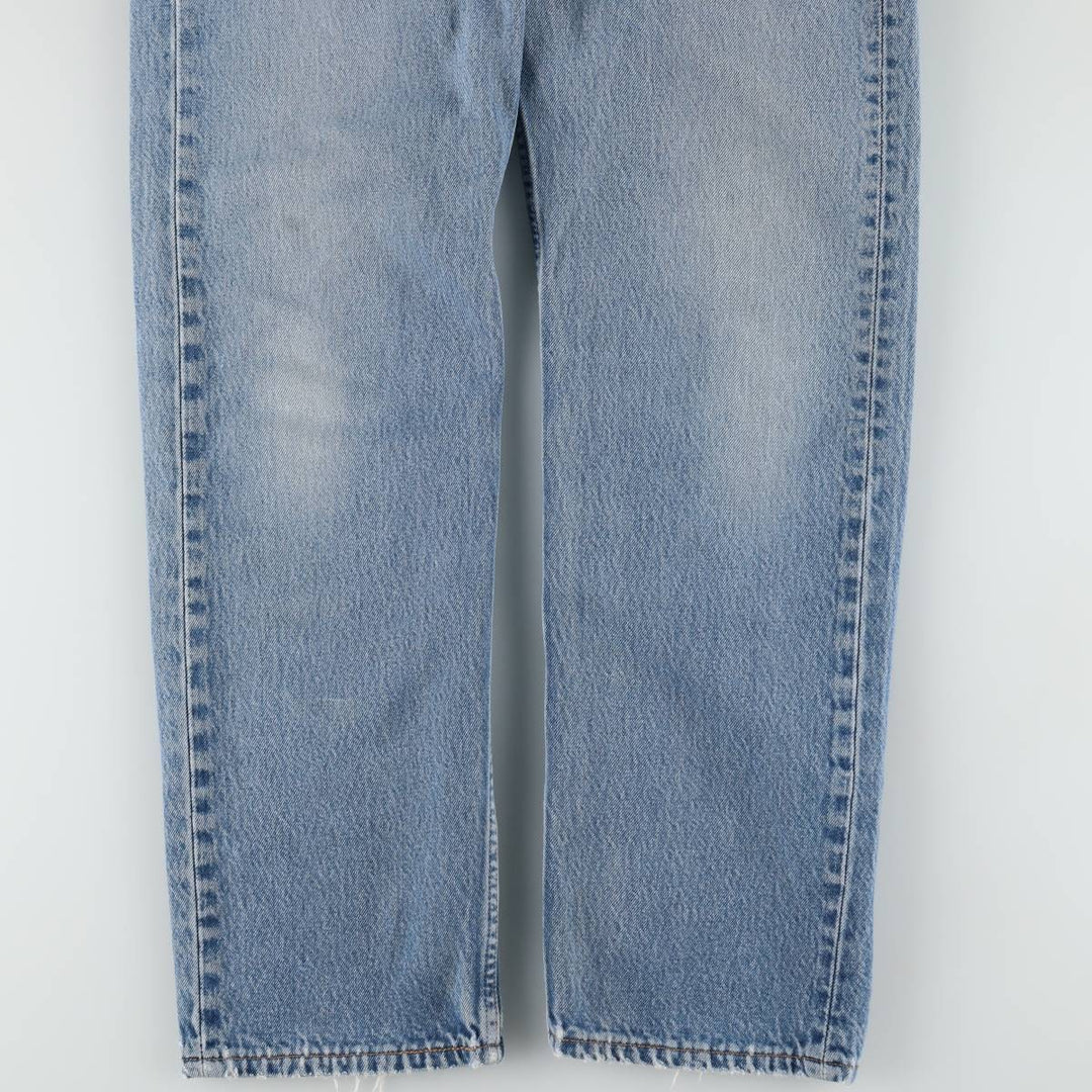 2000'S Levi's Straight Denim Pants, Made in USA, Men's Size W32 (approx.) cotton blue type Vintage Second Hand
