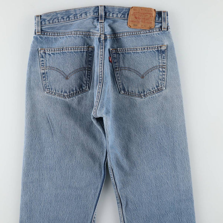2000'S Levi's Straight Denim Pants, Made in USA, Men's Size W32 (approx.) cotton blue type Vintage Second Hand