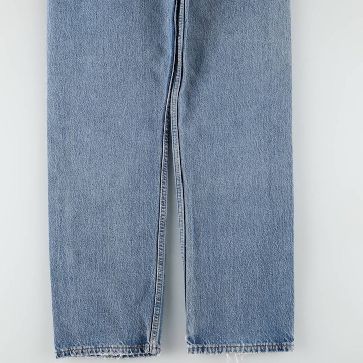2000'S Levi's Straight Denim Pants, Made in USA, Men's Size W32 (approx.) cotton blue type Vintage Second Hand