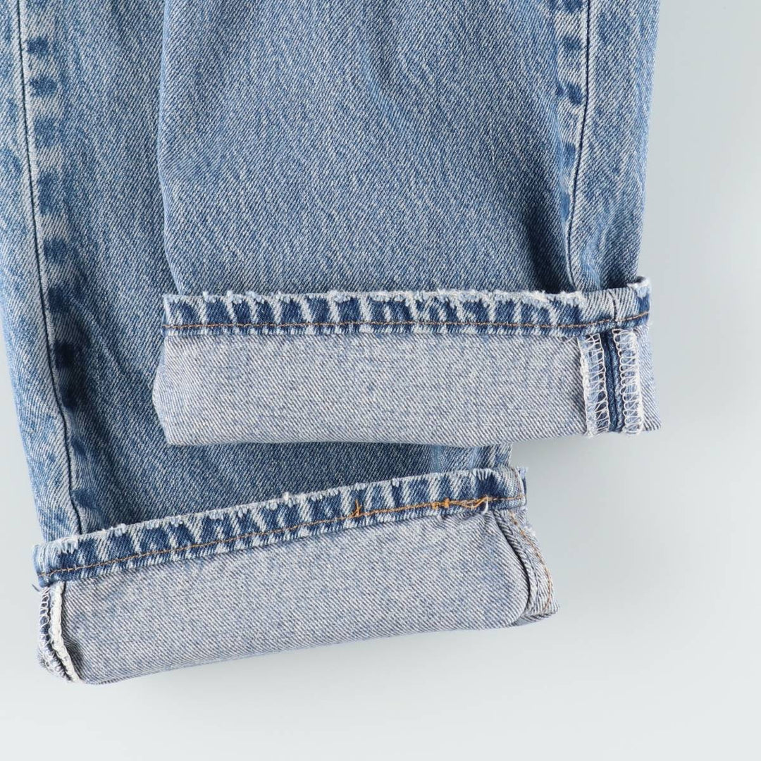 2000'S Levi's Straight Denim Pants, Made in USA, Men's Size W32 (approx.) cotton blue type Vintage Second Hand