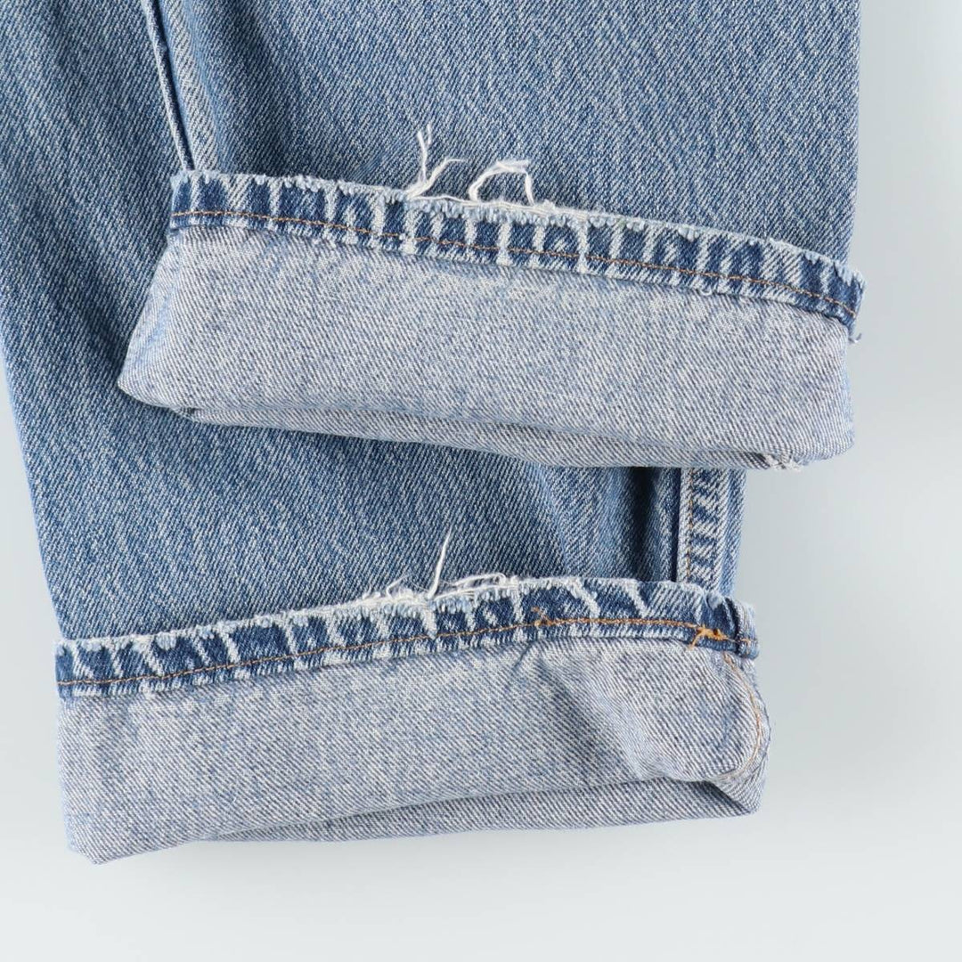 2000'S Levi's Straight Denim Pants, Made in USA, Men's Size W32 (approx.) cotton blue type Vintage Second Hand