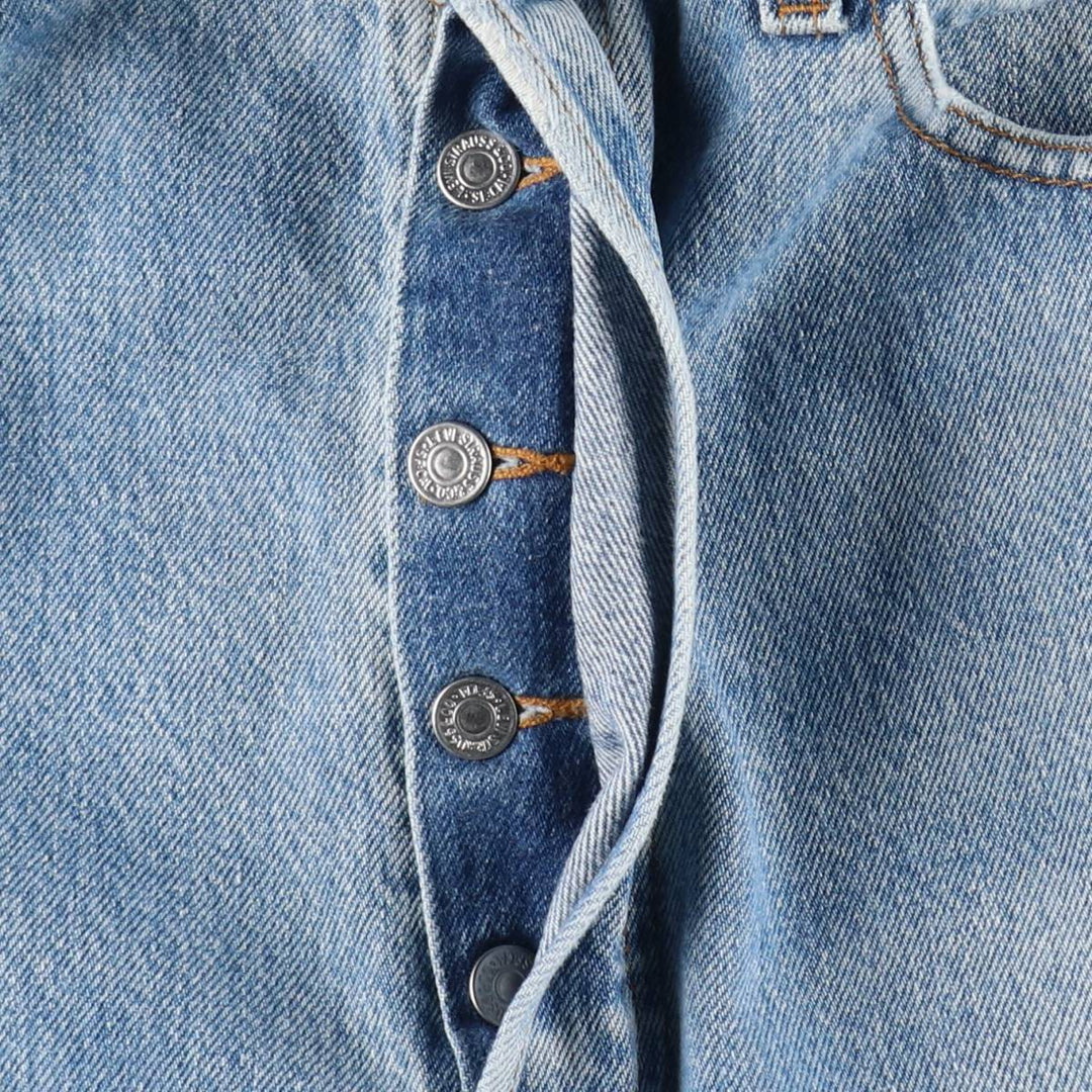 1990'S Levi's 501 0190 Straight Denim Pants, Made in USA, Men's Size W34 (approx.), Vintage cotton blue type Vintage Second Hand