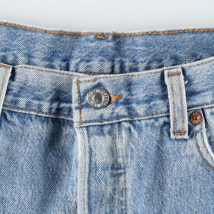 1990'S Levi's 501 0190 Straight Denim Pants, Made in USA, Men's Size W34 (approx.), Vintage cotton blue type Vintage Second Hand