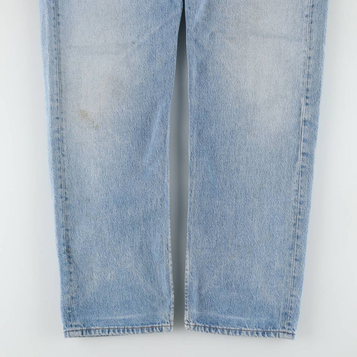 1990'S Levi's 501 0190 Straight Denim Pants, Made in USA, Men's Size W34 (approx.), Vintage cotton blue type Vintage Second Hand