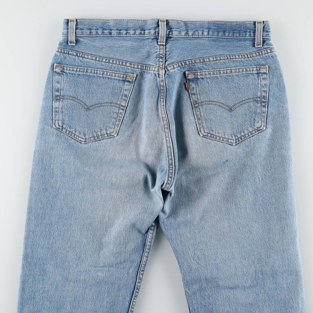 1990'S Levi's 501 0190 Straight Denim Pants, Made in USA, Men's Size W34 (approx.), Vintage cotton blue type Vintage Second Hand
