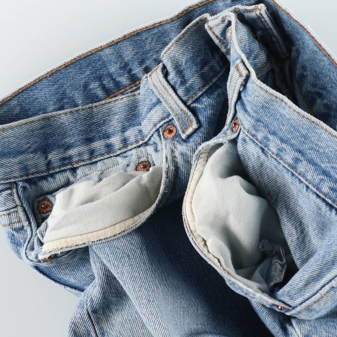 1990'S Levi's 501 0190 Straight Denim Pants, Made in USA, Men's Size W34 (approx.), Vintage cotton blue type Vintage Second Hand