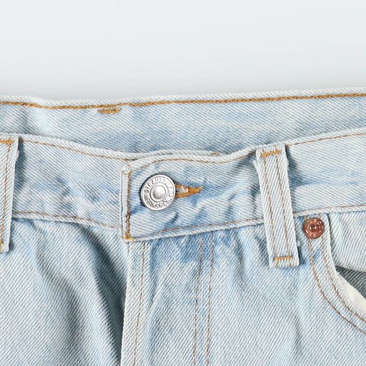 1990'S Levi's 501-0134 Straight Denim Pants, Made in USA, Men's Size W33 (approx.), Vintage cotton Blue type light blue Vintage Second Hand