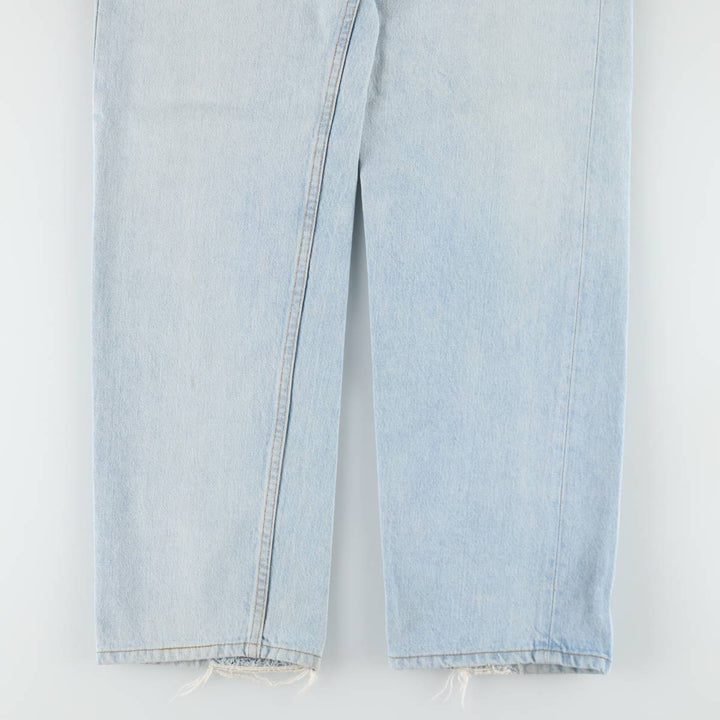 1990'S Levi's 501-0134 Straight Denim Pants, Made in USA, Men's Size W33 (approx.), Vintage cotton Blue type light blue Vintage Second Hand