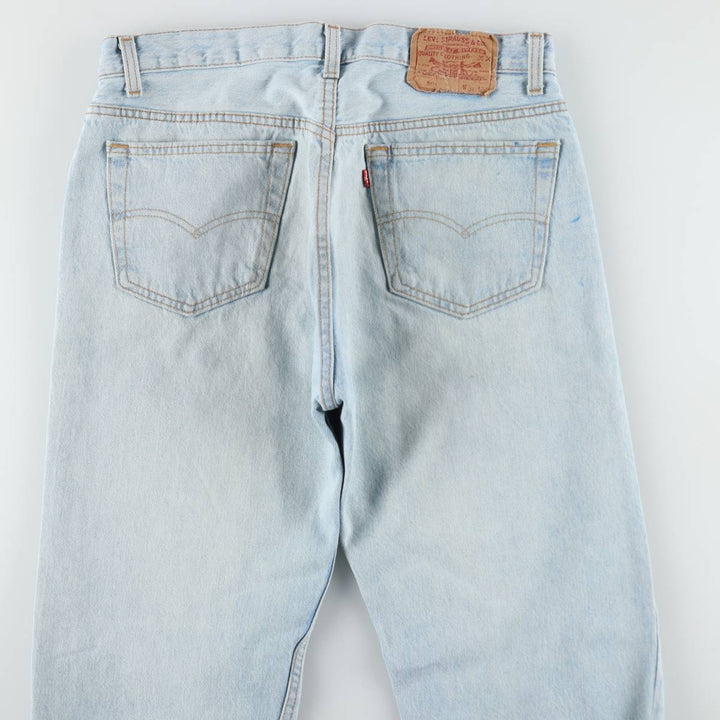 1990'S Levi's 501-0134 Straight Denim Pants, Made in USA, Men's Size W33 (approx.), Vintage cotton Blue type light blue Vintage Second Hand