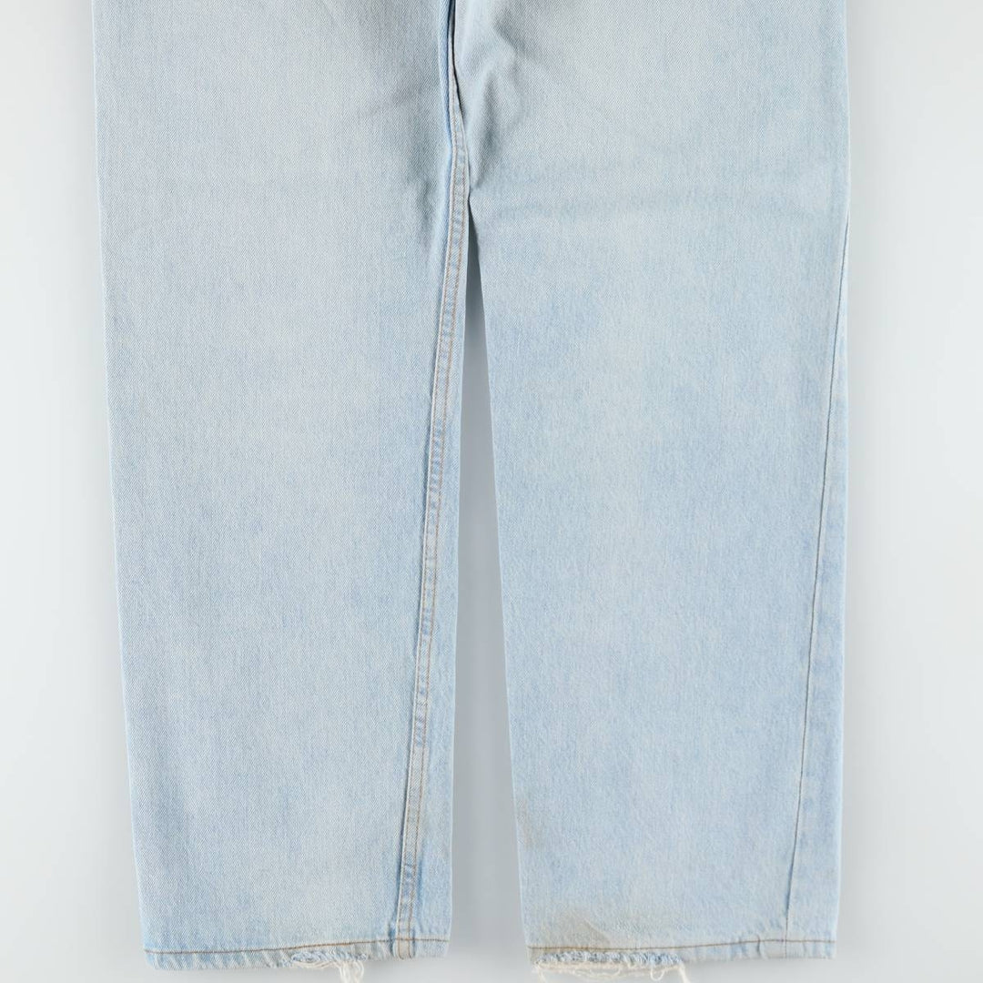 1990'S Levi's 501-0134 Straight Denim Pants, Made in USA, Men's Size W33 (approx.), Vintage cotton Blue type light blue Vintage Second Hand