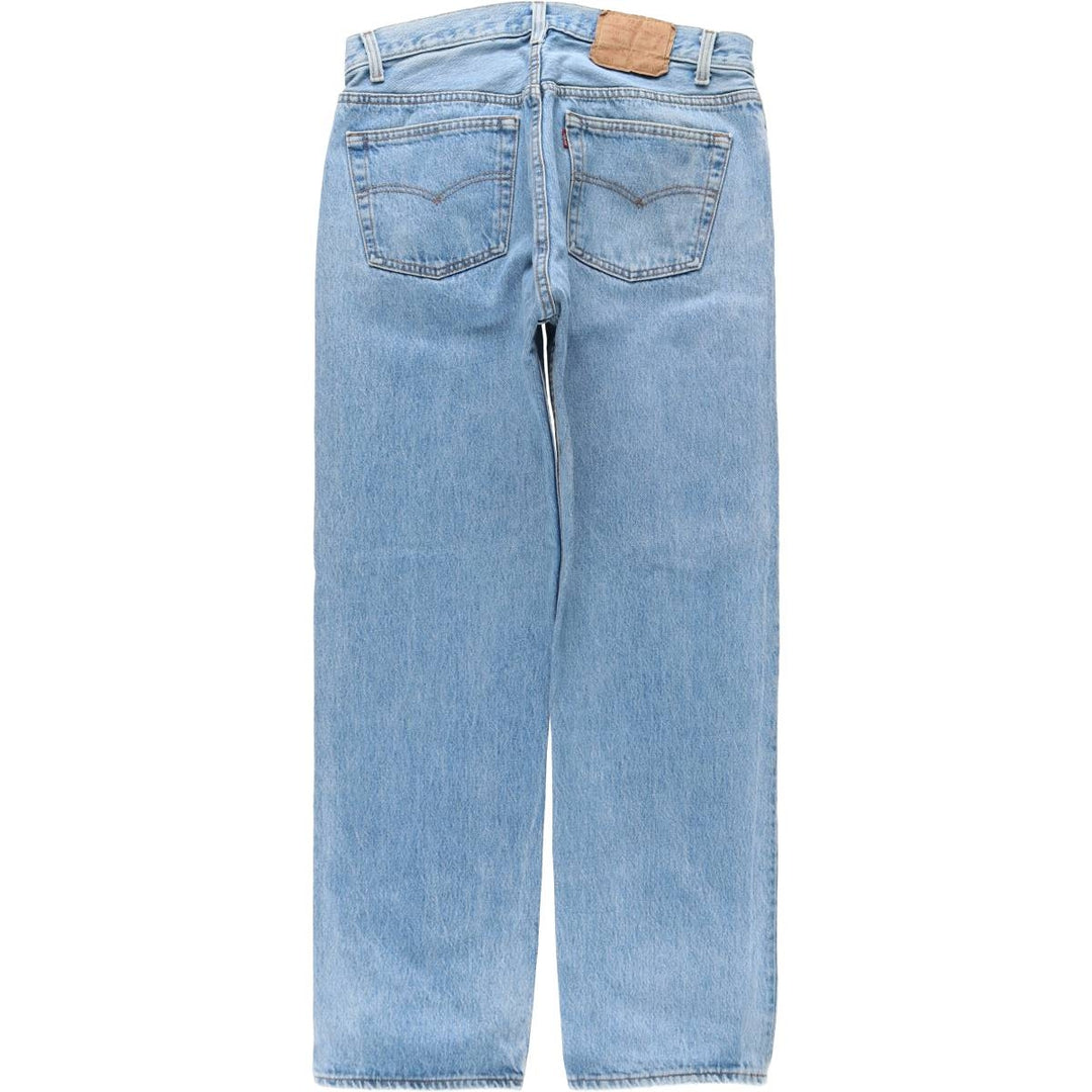 90'S Levi's 501-0190 Straight Denim Pants Made in USA Men's W32 Vintage cotton blue type Vintage Second Hand