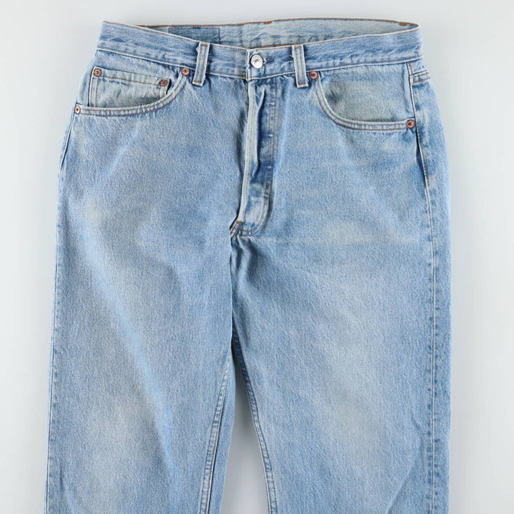 90'S Levi's 501-0190 Straight Denim Pants Made in USA Men's W32 Vintage cotton blue type Vintage Second Hand