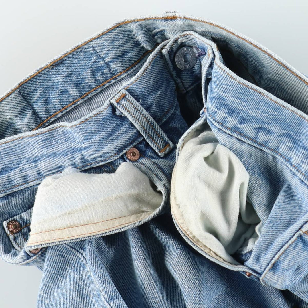 90'S Levi's 501-0190 Straight Denim Pants Made in USA Men's W32 Vintage cotton blue type Vintage Second Hand