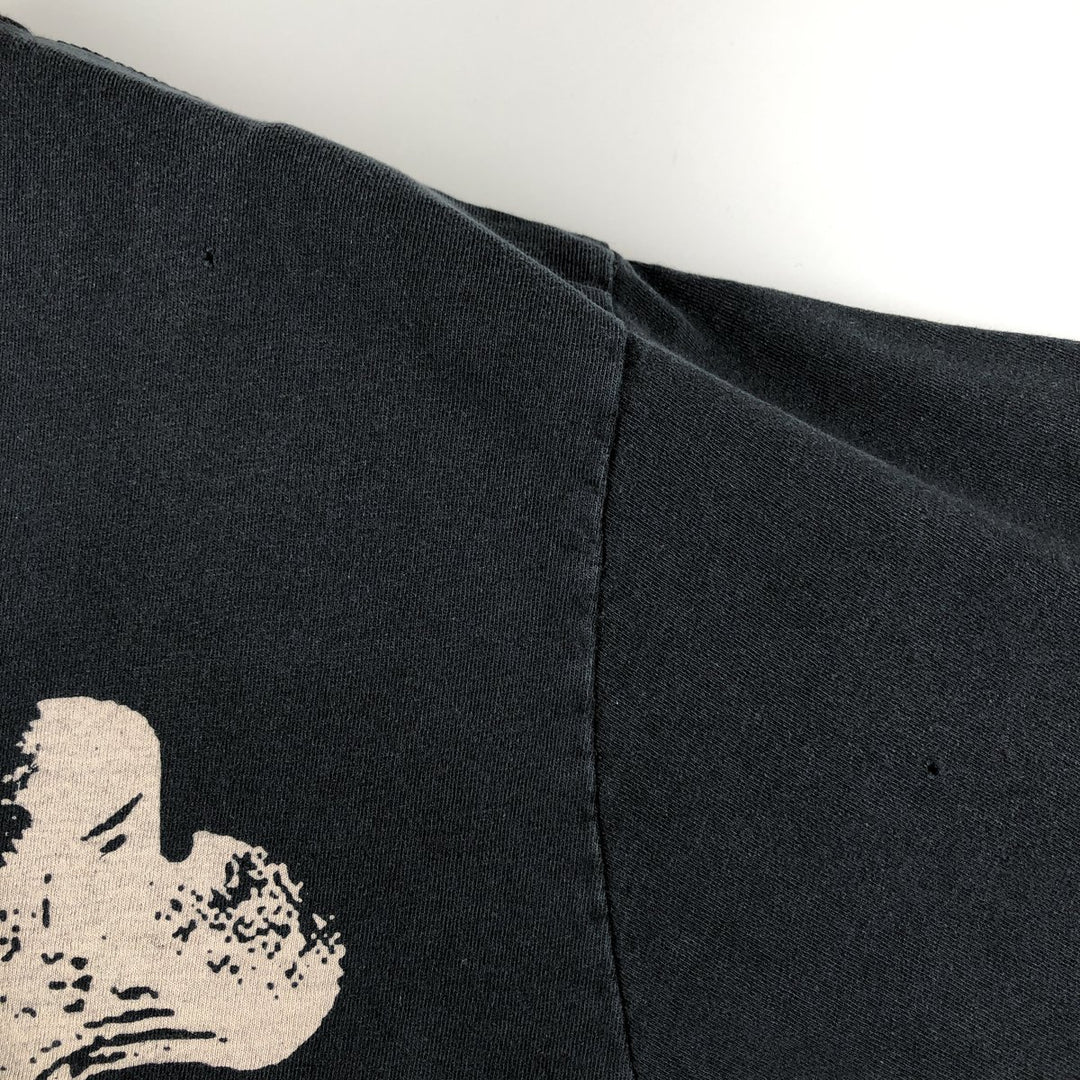 THE GOONIES (The Goonies) Skull Pattern Movie T-Shirt (Men's Size L) cotton black type Vintage Second Hand