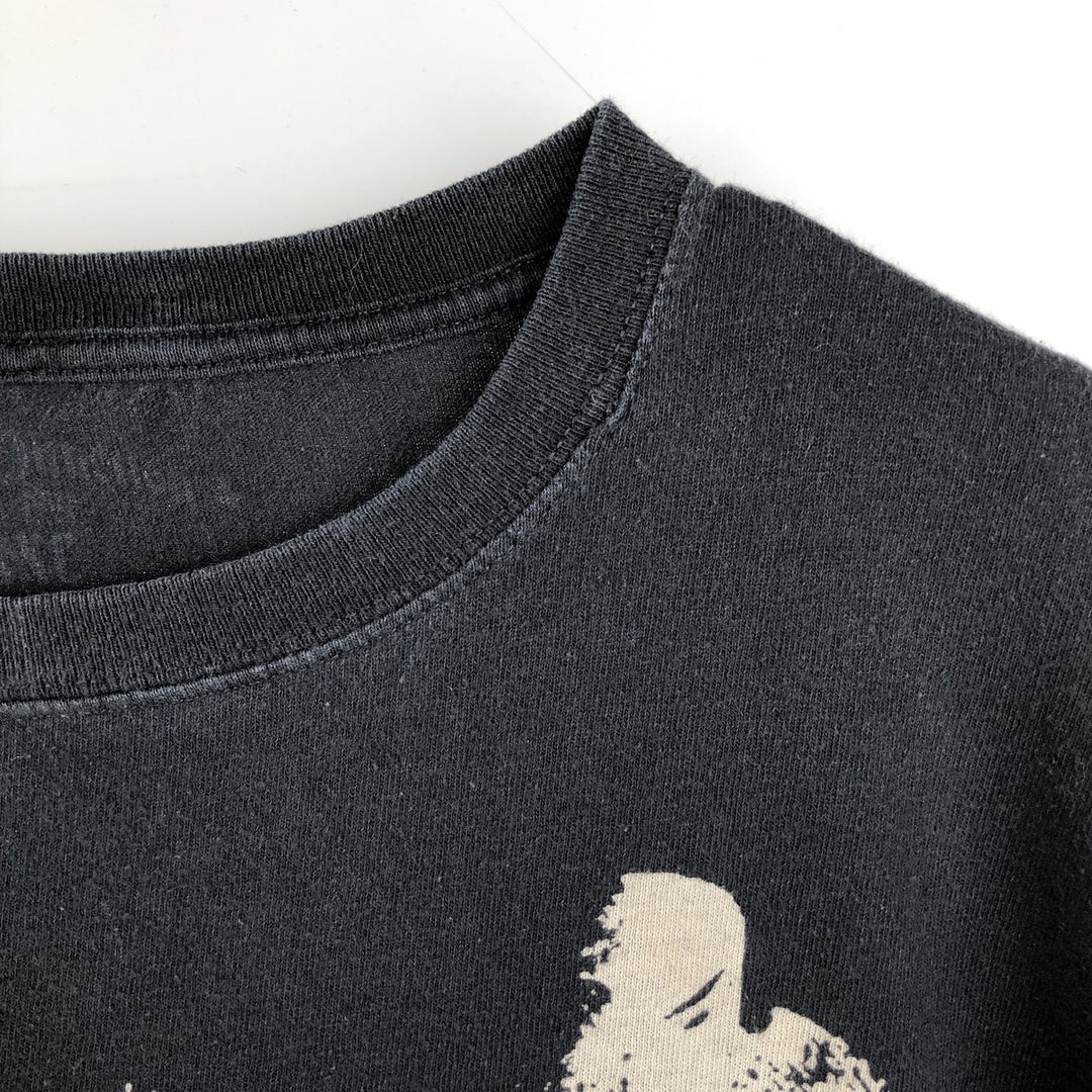THE GOONIES Skull Pattern Movie T-Shirt (Men's XXL equivalent) unclear black type Vintage Second Hand