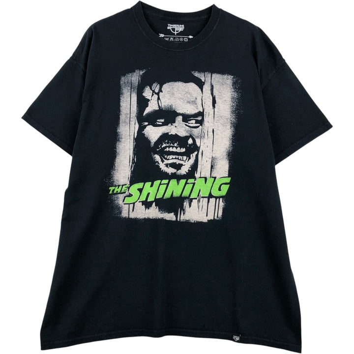 Timberline THE SHINiNG Movie T-Shirt, Made in USA, Men's XL (approx.) polyester navy blue type Vintage Second Hand