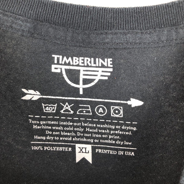 Timberline THE SHINiNG Movie T-Shirt, Made in USA, Men's XL (approx.) polyester navy blue type Vintage Second Hand
