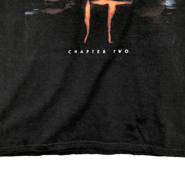IT Movie T-shirt Men's M size cotton black type Vintage Second Hand