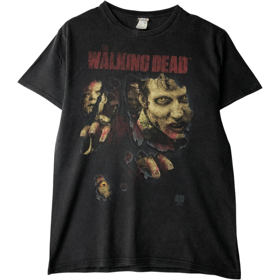 Delta Pro Weight The Walking Dead Movie T-Shirt (Men's Size M) cotton black type Vintage Second Hand