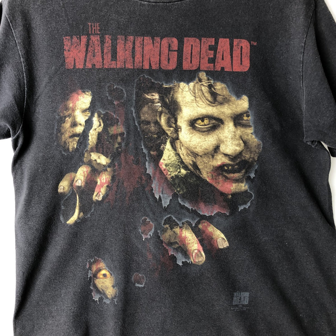 Delta Pro Weight The Walking Dead Movie T-Shirt (Men's Size M) cotton black type Vintage Second Hand