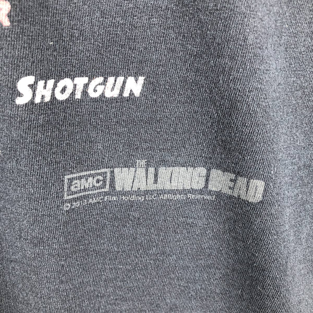 THE WALKING DEAD The Walking Dead Movie T-shirt Men's XL size unclear black type Vintage Second Hand