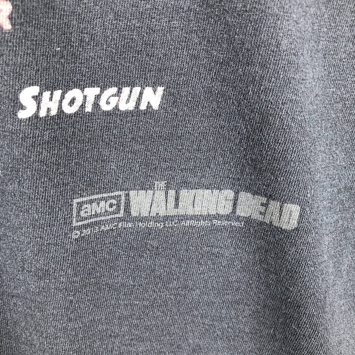 THE WALKING DEAD The Walking Dead Movie T-shirt Men's XL size unclear black type Vintage Second Hand