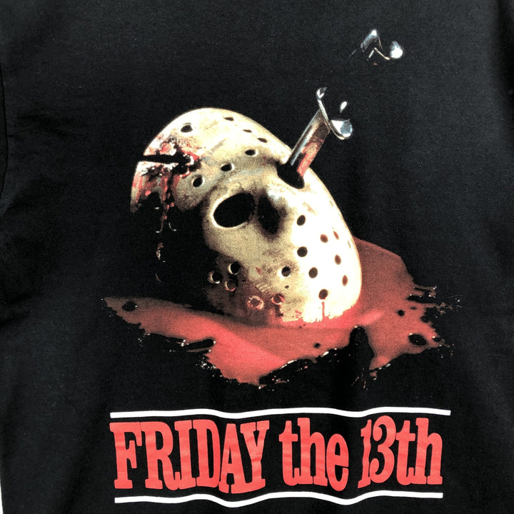 FRIDAY THE 13TH Movie T-shirt (Men's size L) cotton black type Vintage Second Hand